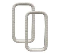 Lot de 2 protections de gouttières en caoutchouc anti-obstruction pour systèmes souterrains, gestion efficace du débit d'eau de pluie, idéal pour le drainage de la maison, de la cour, du jardin, de la