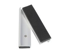 Lot de 2 protections de mâchoires souples pour étaux d'établi - Cadre en alliage d'aluminium durable + caoutchouc noir non marquant, 75 à 200 mm, prise en main améliorée et protection de la pièce à