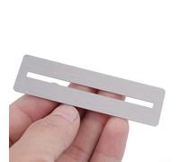 Lot de 2 protections de manche en acier inoxydable pour guitare, basse, luthier pour éviter les rayures lors du limage et du polissage des frettes Convient pour une utilisation DIY