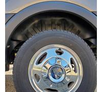 Lot de 2 protections de passage de roue arrière compatibles avec Ford Transit 2014-2023 Noir