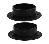 Lot de 2 protections de pédalier BB | Coque de roulement en plastique pour capuchon de protection | Installation sans outil Bloque la saleté et les débris | Diamètre intérieur 24 mm | Noir (A)