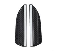Lot de 2 protections de pluie en fibre de carbone pour rétroviseurs latéraux pour éviter l'accumulation de pluie et de poussière