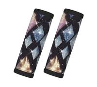 Lot de 2 protections de poignée de voiture antidérapantes et antidérapantes avec motif diamant pailleté