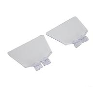 Lot de 2 protections de rechange transparentes pour meuleuse d'établi de type 125 en plastique ABS