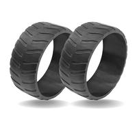 Lot de 2 protections de roue compatibles avec Ecovacs Goat G1 G1-800 G1-2000 pour tondeuse robot avant Protection de roue avant Profil de roue avant Surélévation - Protection robuste des pneus
