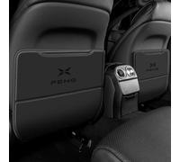 Lot de 2 protections de siège arrière en similicuir pour Xpeng G6 2023-2025, Protections de siège arrière imperméables et anti-coups de pied avec pochette de rangement et protection anti-rayures