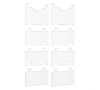 Lot de 2 protections de sol en acrylique pour meubles - Ajustement de l'écart entre les murs et la compatibilité avec le sol
