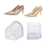 Lot de 2 protections de talons hauts - Protection de talon antidérapante - 2 petits accessoires de réparation de chaussures - Accessoires de fête portables pour l' , le gravier, les zones humides