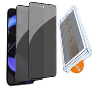 Lot de 2 protections d'écran de confidentialité pour Google Pixel 9 Pro/9, en verre trempé anti-espion à 28° avec [kit de retrait de la poussière auto-aligné], support de déverrouillage d'empreintes