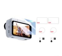 Lot de 2 protections d'écran en verre trempé pour Insta360 Go Ultra - Dureté 9H HD - Installation sans bulles - Film résistant aux rayures (couverture complète)