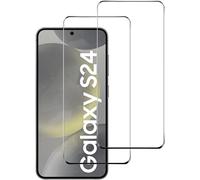 Lot De 2 Protections D'écran Verre Trempé Samsung Galaxy S24 5g - Anti-Rayures, Anti-Éclats, Compatible Coques, Haute Transparence, Anti-Lumière Bleue Et Kit De Nettoyage