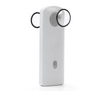 Lot de 2 protections d'objectif compatibles avec les appareils photo panoramiques Ricoh Theta SC2/S/V, avec protection en silicone