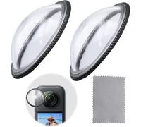 Lot de 2 protections d'objectif de qualité supérieure pour Insta 360 x 4,rotatives,haute transparence,système de protection d'objectif Insta360 X4,accessoires