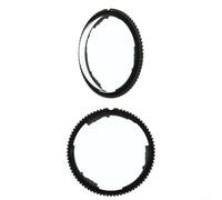 Lot de 2 protections d'objectif pour Insta360 X4 Air, cadre de protection pour caméra d'action, capuchon de protection pour objectif, coque en polycarbonate noir pour un rangement et un transport sûrs