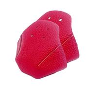 Lot de 2 protections d'orteils en cuir légères pour patins à roulettes et sports de plein air, Rouge, Taille unique