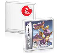 Lot de 2 protections en acrylique pour boîte de jeux vidéo compatibles avec Nintendo Game Boy et Game Boy Advance - Boîtier de jeu GBA en acrylique - Protections Gameboy Box de 4 mm