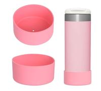 Lot de 2 protections en silicone pour gobelet isotherme Stanley Aerolight Transit 350 ml/470 ml Compatible avec plusieurs bouteilles isothermes avec un diamètre de fond de 6,9 à 7,2 cm (pas de tasse)