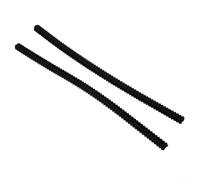 Lot de 2 protections en silicone résistant à la chaleur pour grille de four de cuisine, protection des bords anti-brûlure pour éviter les blessures (noir)