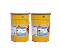 Lot de 2 protections incolores pour sols SIKA Sikagard 681 Protection - 11L