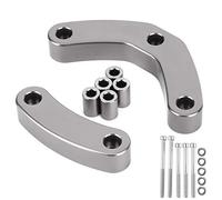 Lot de 2 protections latérales pour cadre de moteur de moto, protection moteur pour coupelle de rue, cadre coulissant en alliage d'aluminium CNC avec accessoires d'installation, Mot (gris)