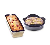 Lot de 2 protections moules à cake et ronds NoStik