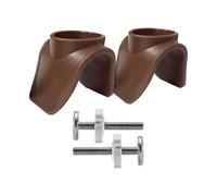 Lot de 2 protections murales pour barrière d'escalier - Fixations essentielles pour la sécurité de la famille