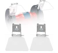 Lot de 2 protections oculaires en acier inoxydable avec support pour meuleuses de type banc 125/150
