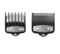 Lot de 2 protections pour tondeuse Wahl - Tailles 0,5 et 1,5 - Peignes guides de rechange pour tondeuse à cheveux - Durable et ajustement précis