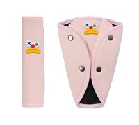 Lot de 2 protections respirantes pour sièges de voiture pour bébé, coussinets doux pour épaules et ventre pour poussettes de voyage et chaises hautes lavables
