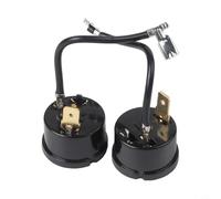 Lot de 2 protections thermiques de surcharge pour climatiseur 2 HP 1500 W - Double coupure de sécurité en métal discret pour montage de 2,6 x 2,8 cm