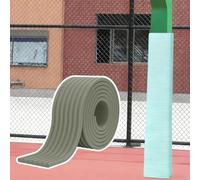 Lot de 2 protections universelles en éponge pour poteaux de basket-ball, protection de poteau auto-adhésive pour salle de sport à domicile, protection anti-collision des coins et des bords (gris, 2