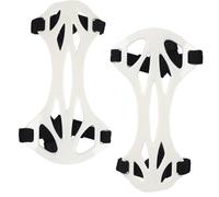 Lot de 2 Protège-Bras Réglables pour Tir à l'arc, avec 2 Sangles et Boucles, pour Enfants et Jeunes, pour La Chasse à l'arc Classique et à l'arc Long(White)