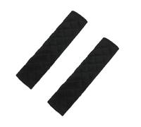 Lot de 2 Protege Ceinture Voiture Peluche Douce Noir 26.5x6.5cm Coussin | Sécurité Confortable, Rembourrage, Réglable, Fermeture scratch, Deux Unités, Set, Universel, Doux, Pour Auto, Voyage