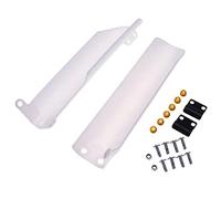 Lot de 2 protège-fourches avant pour moto Pit Bike 140cc 160cc Pb1158 Blanc
