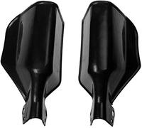 Lot de 2 protège-mains universels pour guidon de moto 7/8 pouce (22,225 mm) protecteur de poignée pour VTT vélo de montagne moto scooter - noir