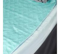 Lot de 2 protège-Matelas lavables Aidapt VM842D pour Incontinence, avec Rabats de Serrage, 1350x850x3mm