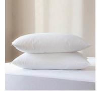 Lot de 2 protège oreillers bouclette imperméable 50x70 - Blanc - Terre de Nuit