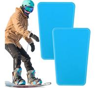 Lot De 2 Protège Tibia Ski, 15 * 10cm Réutilisable Protection Tibia Ski en Gel, Protecteur, Résistant À l'abrasion, pour Snowboard, Football en Plein Air Et Rencontres Amoureuses