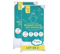 Lot de 2 Protèges Matelas Bébé Anti Acariens - 60x120 cm - Alèse Imperméable - Bouclette 100% coton - Absorbant