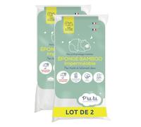Lot de 2 Protèges Matelas Bébé Bamboo - pour Couffin, Nacelle, Landeau - Alèse Imperméable - Viscose Douce - 40x80 cm