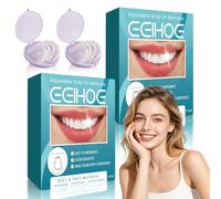 Lot de 2 prothèses dentaires en silicone - Kit de dentition provisoire - Kit de prothèses dentaires - Prothèse dentaire - Kit complet pour blanchiment temporaire des dents