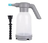 Lot de 2 pulvérisateurs de jardin électriques légers avec paramètres de pulvérisation réglables, rechargeable par USB pour plantes et nettoyage multifonction (blanc)