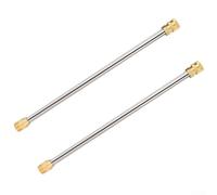 Lot de 2 pulvérisateurs en acier inoxydable pour nettoyeur haute pression avec connexion rapide M22 pour modèles électriques et gaz 4000 PSI (M22-54 cm)