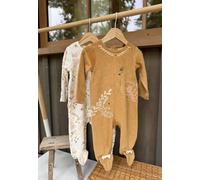 Petit Béguin - Lot de 2 Pyjamas bébé en Velours Swan