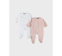 Lot De 2 Pyjamas Bébé Velours Rose 3M(60CM)