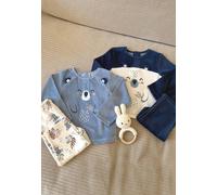 Lot De 2 Pyjamas Enfant 2 Pièces En Velours Mathéo Bleu 2A