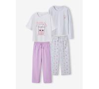 Lot de 2 pyjamas fille bleu ciel 8A