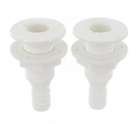 Lot de 2 raccords de 19 mm pour pompe de cale, tuyau d'évacuation marine pour yacht et bateau
