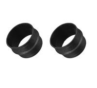 Lot de 2 raccords de conduits de 75 mm pour Eberspacher en Plastique Noir pour Chauffage Webasto ou Espar/pour Eberspacher