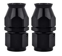 通用 Lot de 2 raccords de tuyau de carburant droits en aluminium 6AN